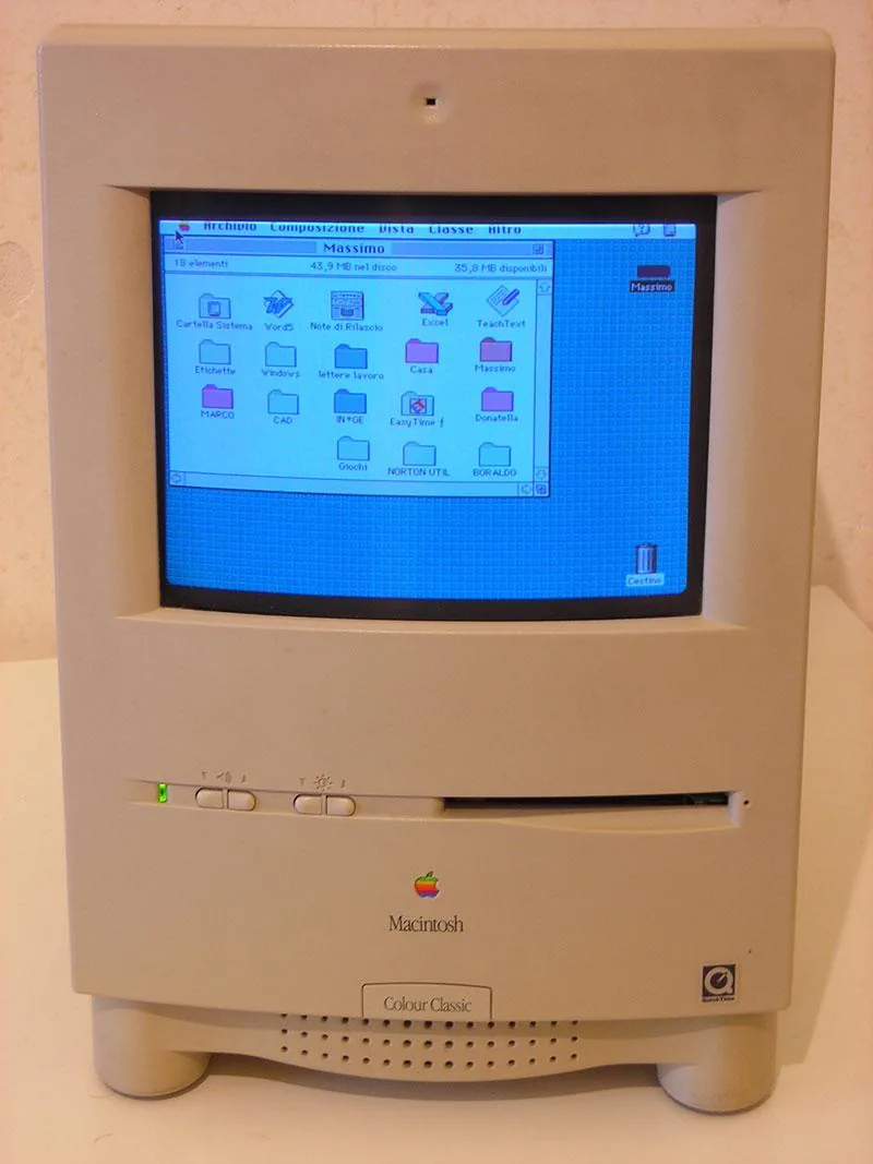 A computer from back when the Web was born.