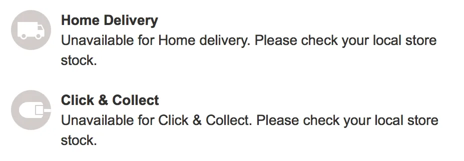 B&Q (diy.com) sometimes cannot sell you items that appear on its website. You can check stocks at local stores though!