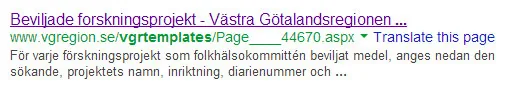 Tack vare publicerings- systemet etablerades mängder med adresser som inte beskrev sidornas innehåll.