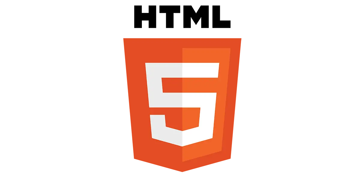 En sköld med texten HTML 5.