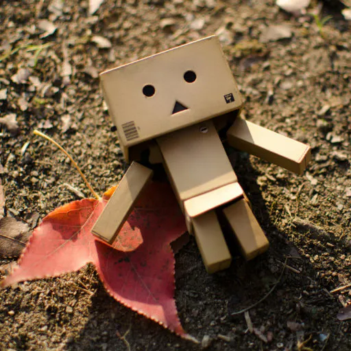 Robot som ligger på ryggen