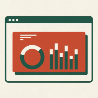 Dekorerande illustration av en instrumentpanel