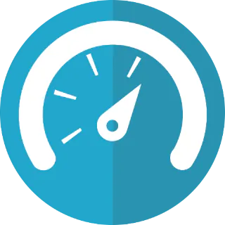 En mätare som indikerar hastighet