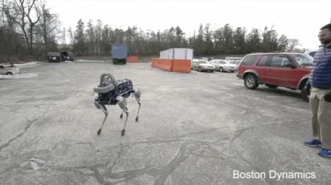 Bild 3: Boston Dynamics robothund.